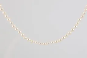 16.5" 14k Yellow Gold Pearl Necklace (14.62g.)