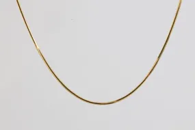 16" 14k Yellow Gold Box Chain Necklace (2.82g.)