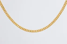 16" 24k Yellow Gold Curb Chain (16.82g.)