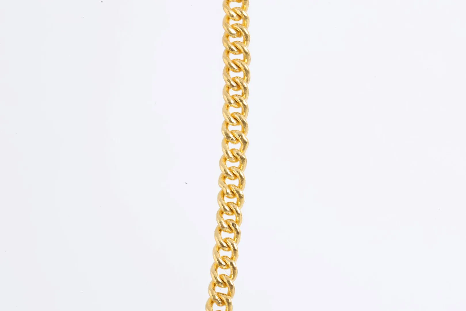 16" 24k Yellow Gold Curb Chain (16.82g.)