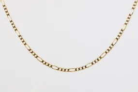 18" 14k Yellow Gold Figaro Chain Necklace (7.01g.)