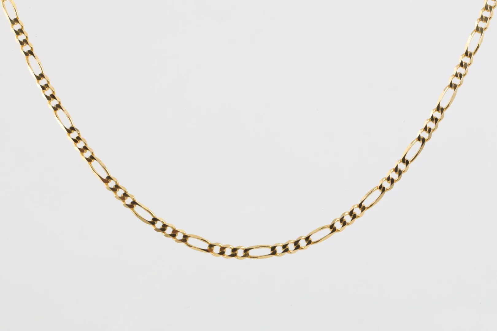 18" 14k Yellow Gold Figaro Chain Necklace (7.01g.)