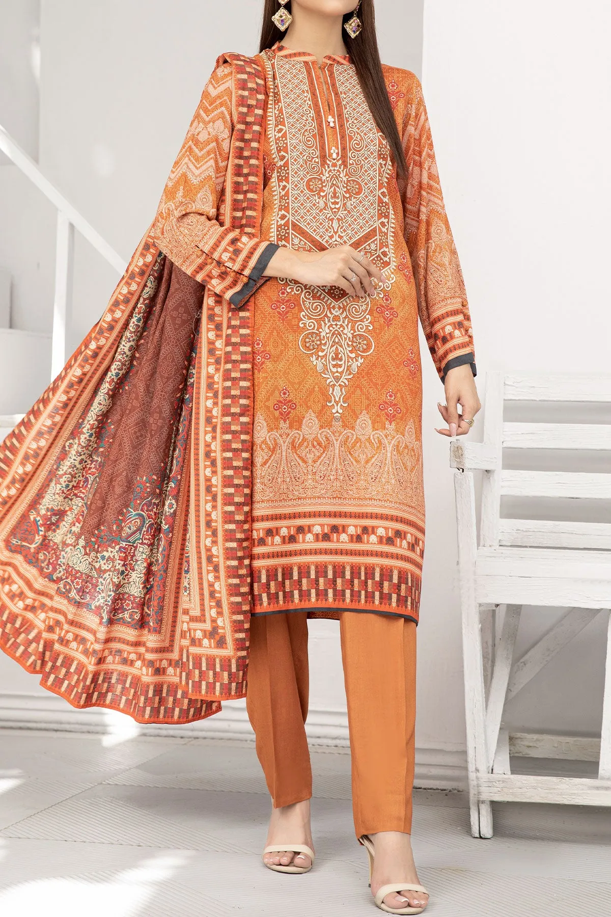 3 PIECE DIGITAL PRINT LINEN  | DPL-149