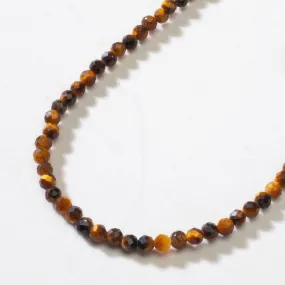 3mm Tiger Eye Faceted 31 Necklace / Multi Wrap Bracelet