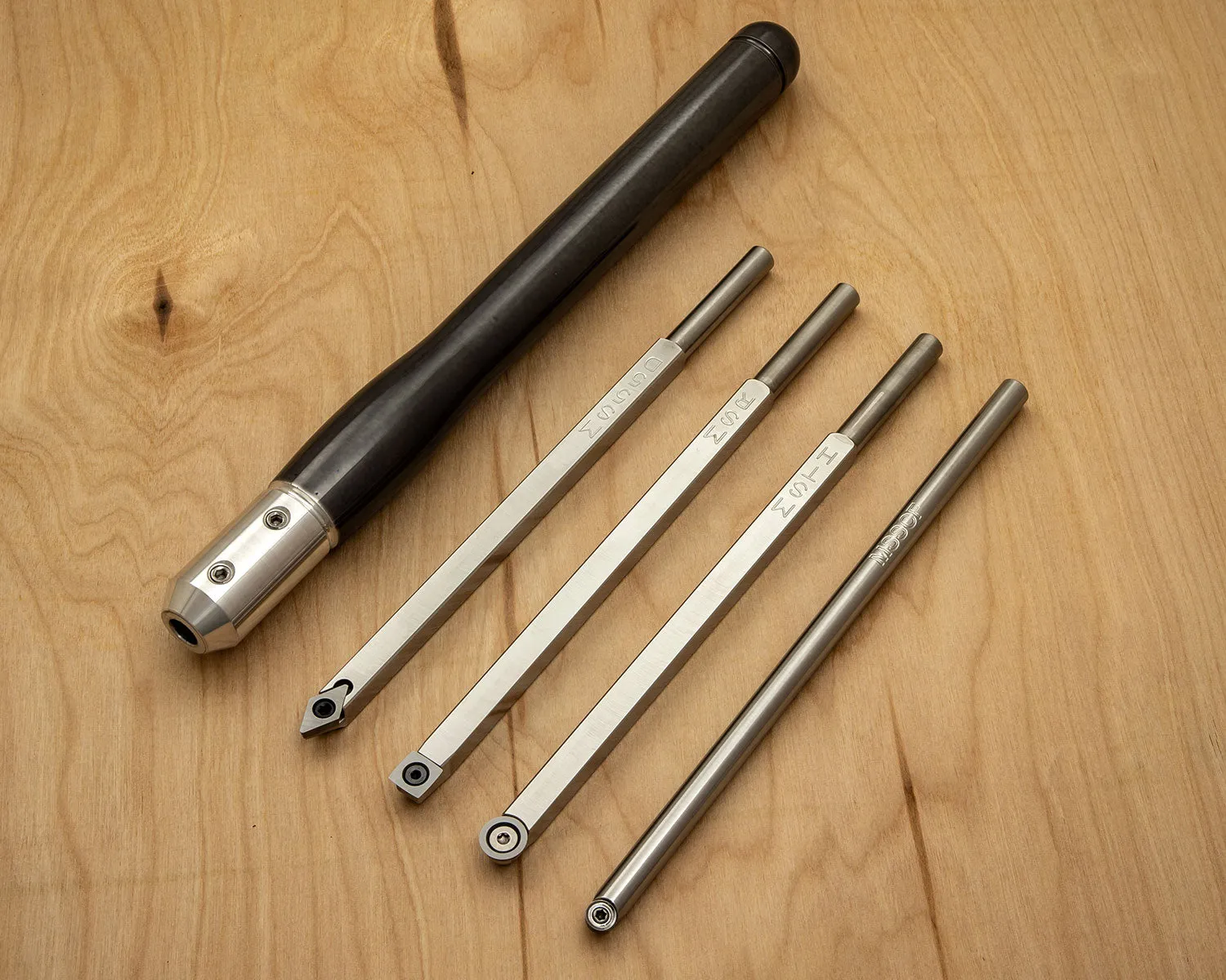 4 Mid Size Carbide Tipped Tools - 19 Overall