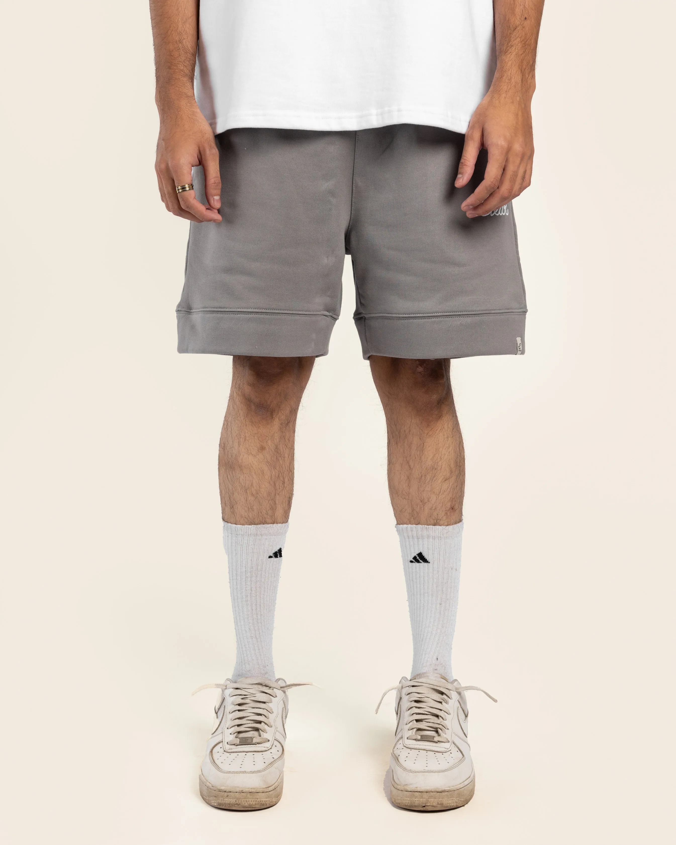 400GSM SHORTS 'STEEL GREY'