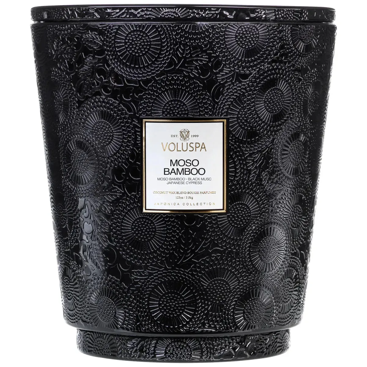 5 Wick Hearth Candle Moso Bamboo