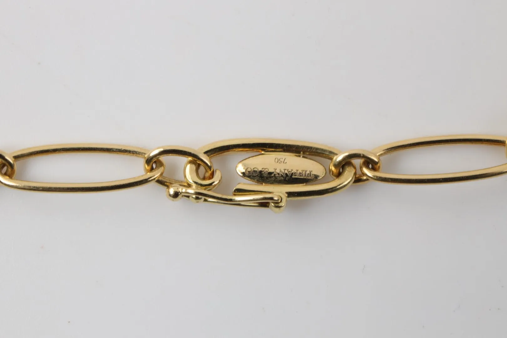 7.25" Tiffany & Co. 18k Yellow Gold Elsa Peretti Heart Bracelet (11.09g.)