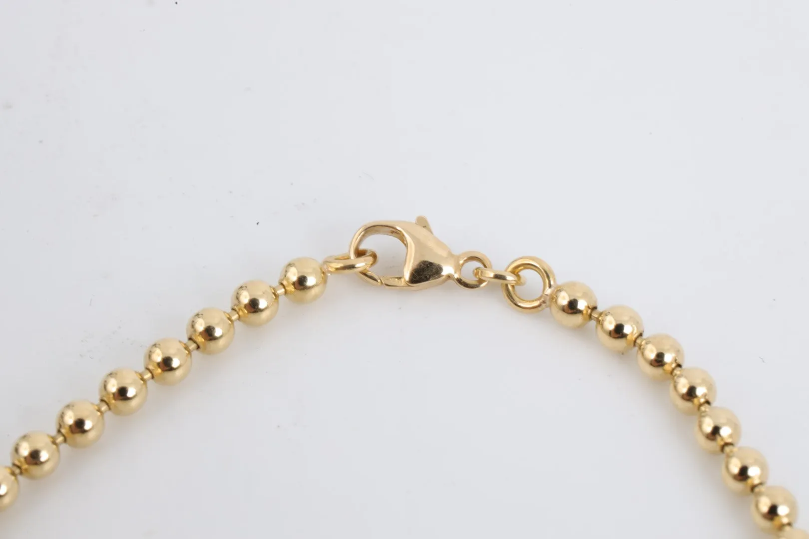 7" 18k Yellow Gold Bead Bracelet (7.43g.)