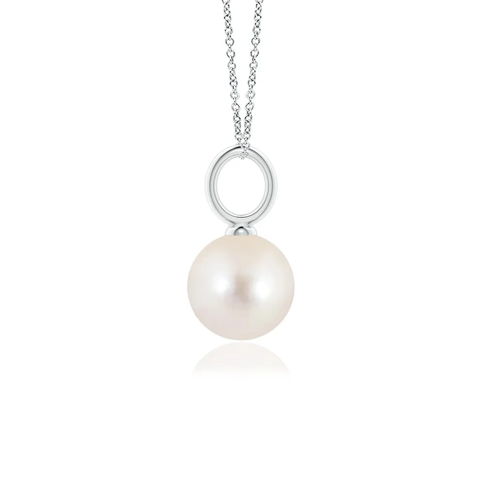 8mm Classic Freshwater Cultured Pearl Solitaire Pendant