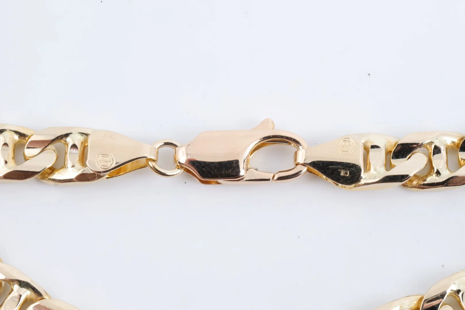 8" 14k Yellow Gold Mariner Chain Bracelet (23.30g.)