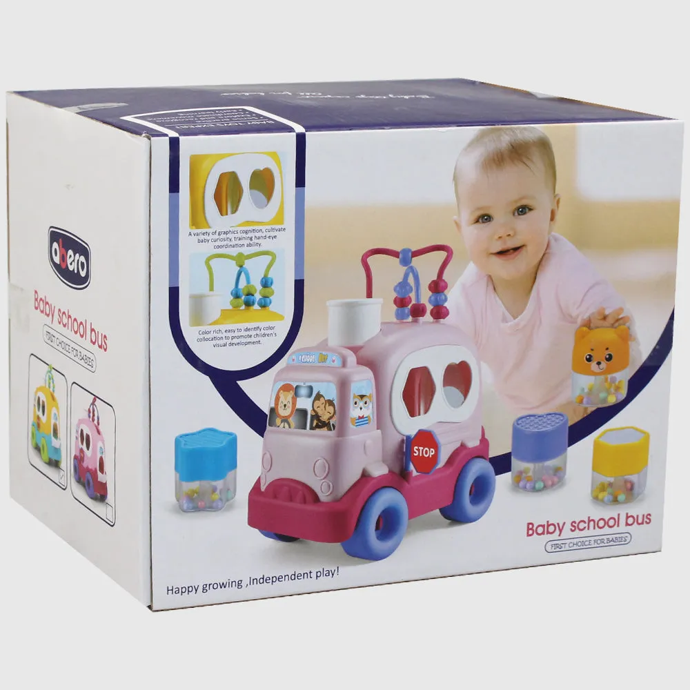 Abero School Bus Educational Toy