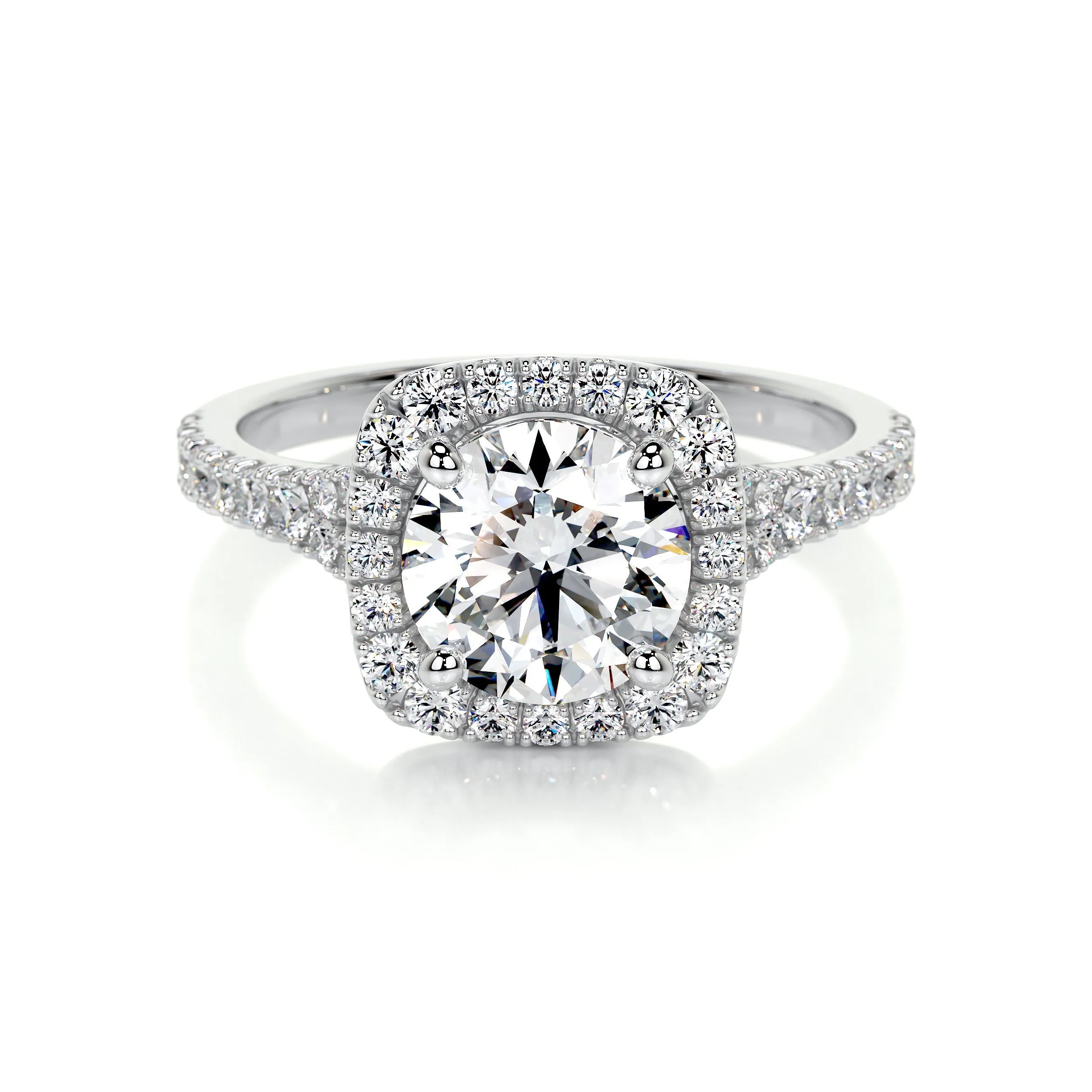 Addison Lab Grown Diamond Ring -18K White Gold