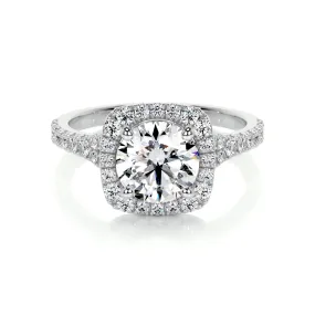 Addison Lab Grown Diamond Ring -18K White Gold