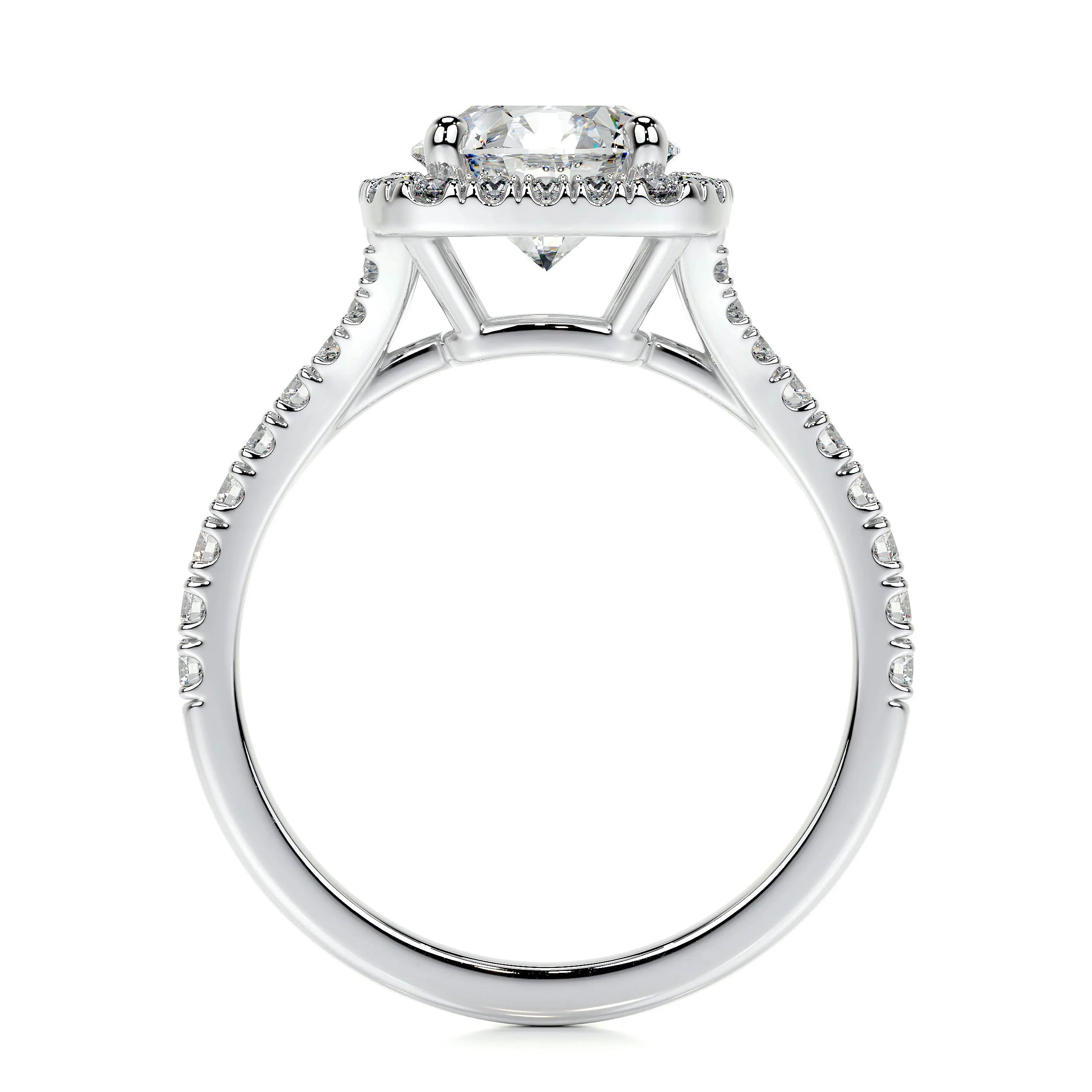 Addison Lab Grown Diamond Ring -18K White Gold