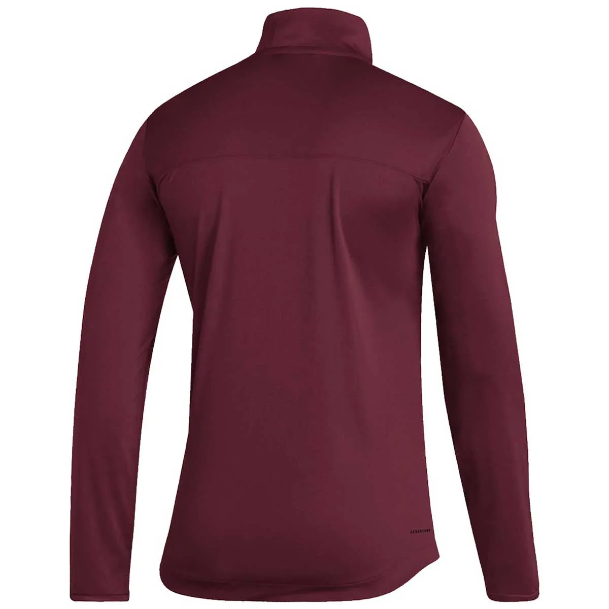 adidas Men's Team Collegiate Burgundy/White Under The Lights Long Sleeve Knit 1/4 Zip