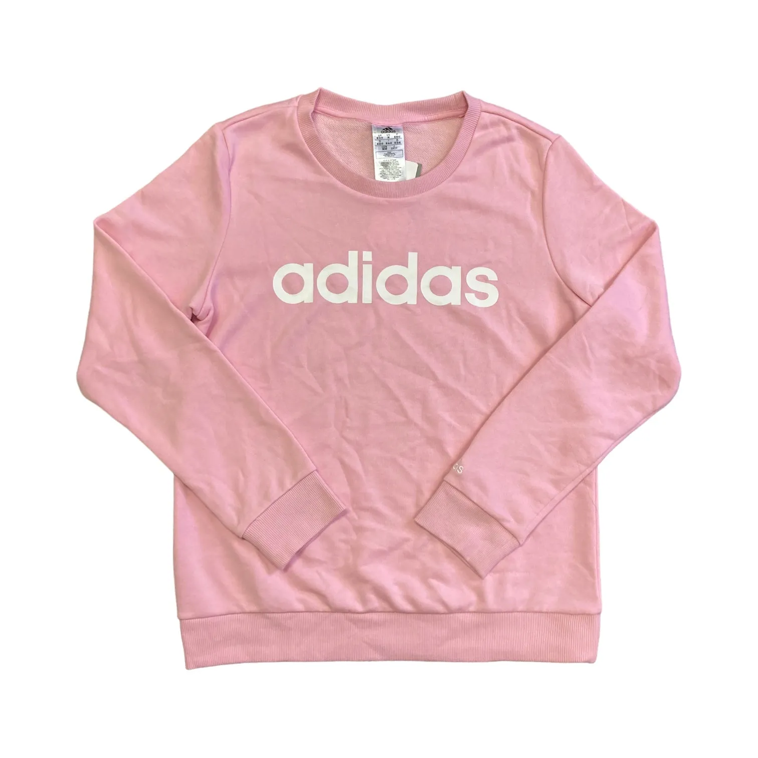 Adidas Women's Long Sleeve Soft Stretch Graphic Logo Sweatshirt