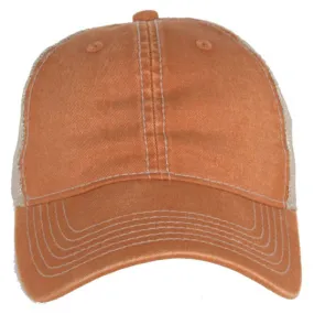 AHEAD Rust/Tan Tea Stained Mesh Back Cap