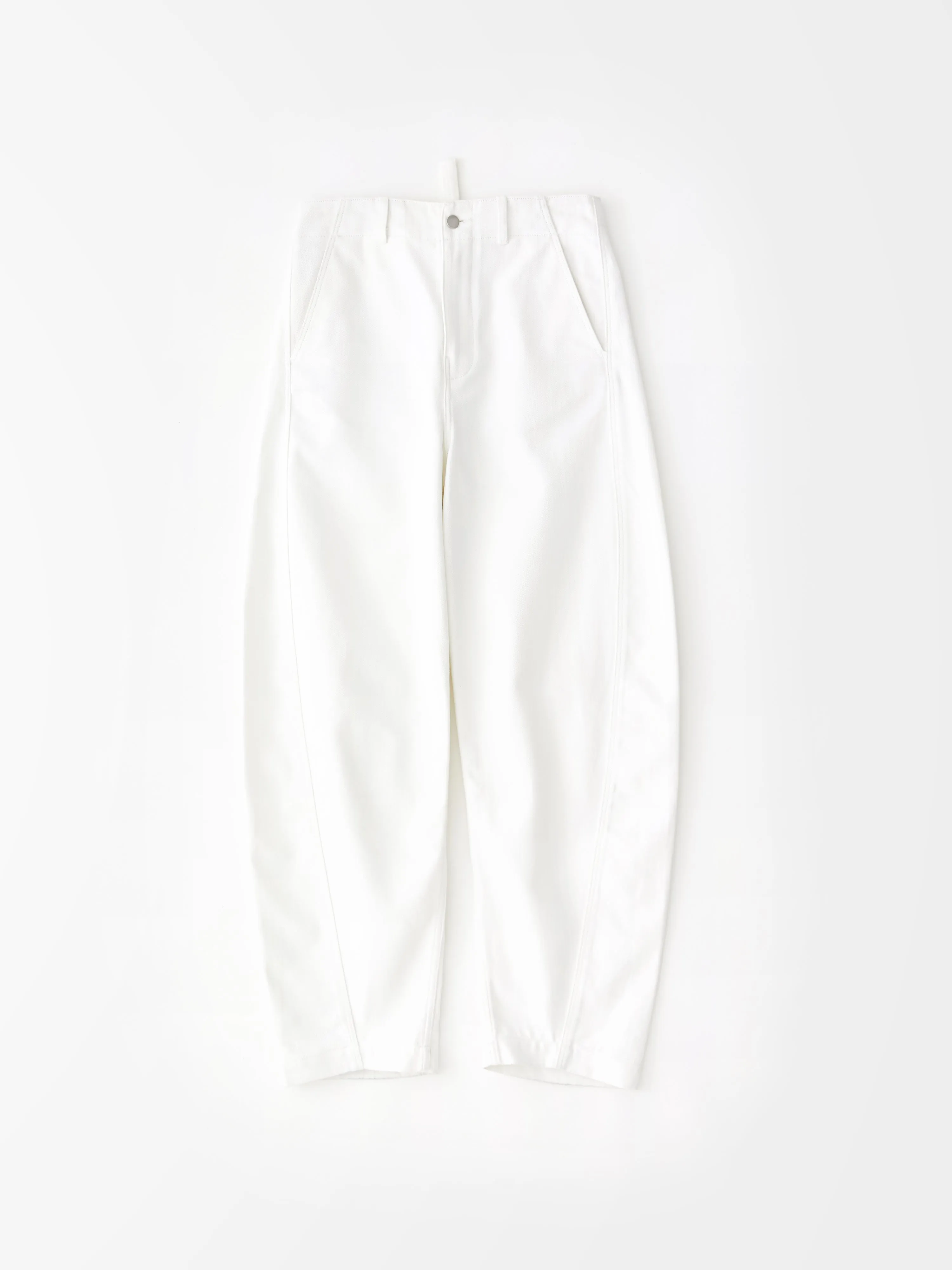 Akerman Denim Pant in Optic White