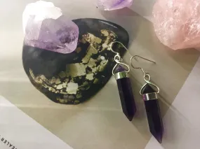 Amethyst Alena Earrings - Large