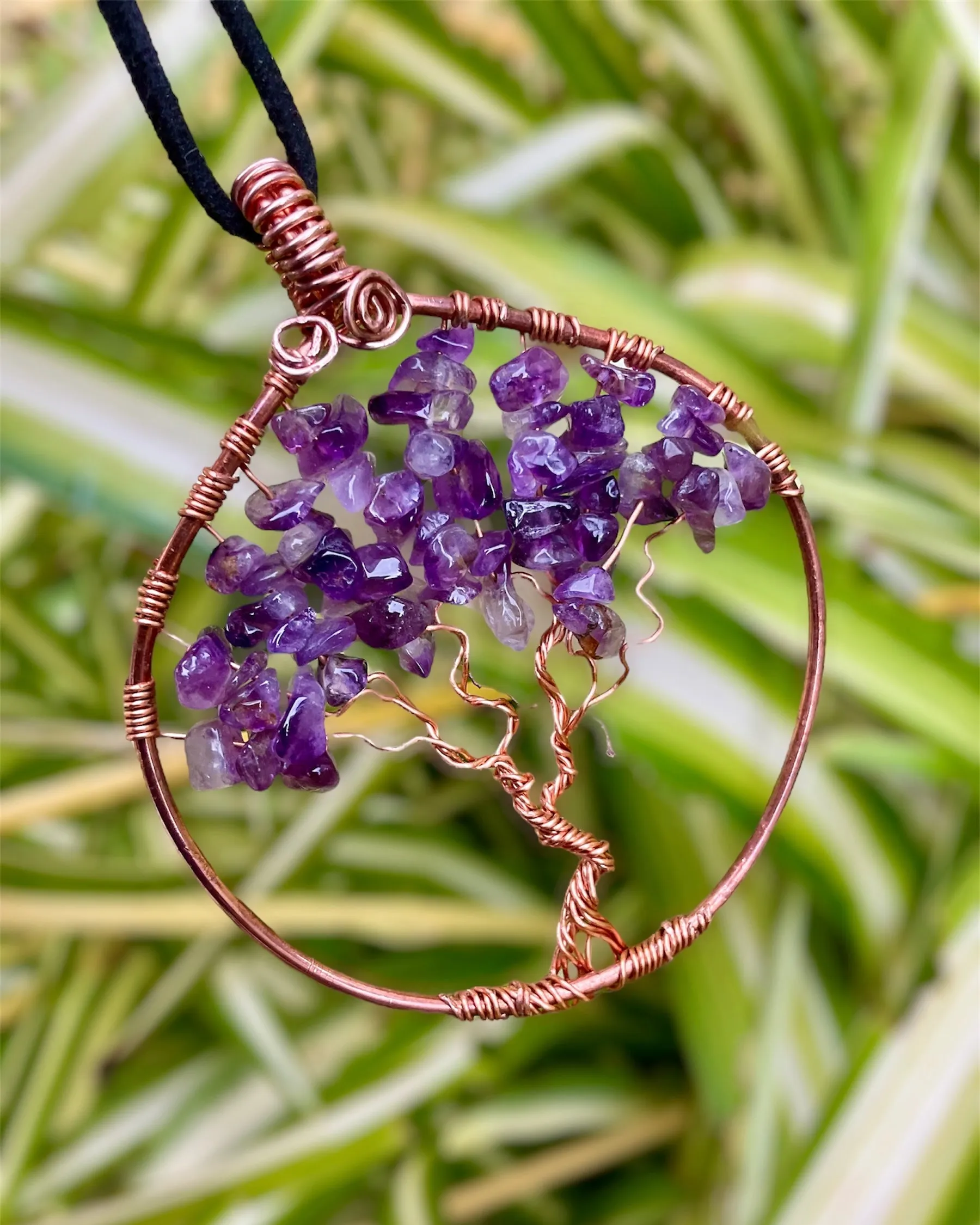 Amethyst Tree Of Life Pendant