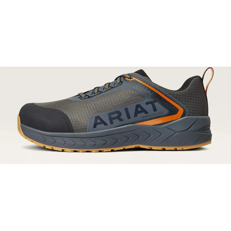 Ariat Men's Outpace CT Safety Slip Resist Work Shoe -Gunmetal- 10040282