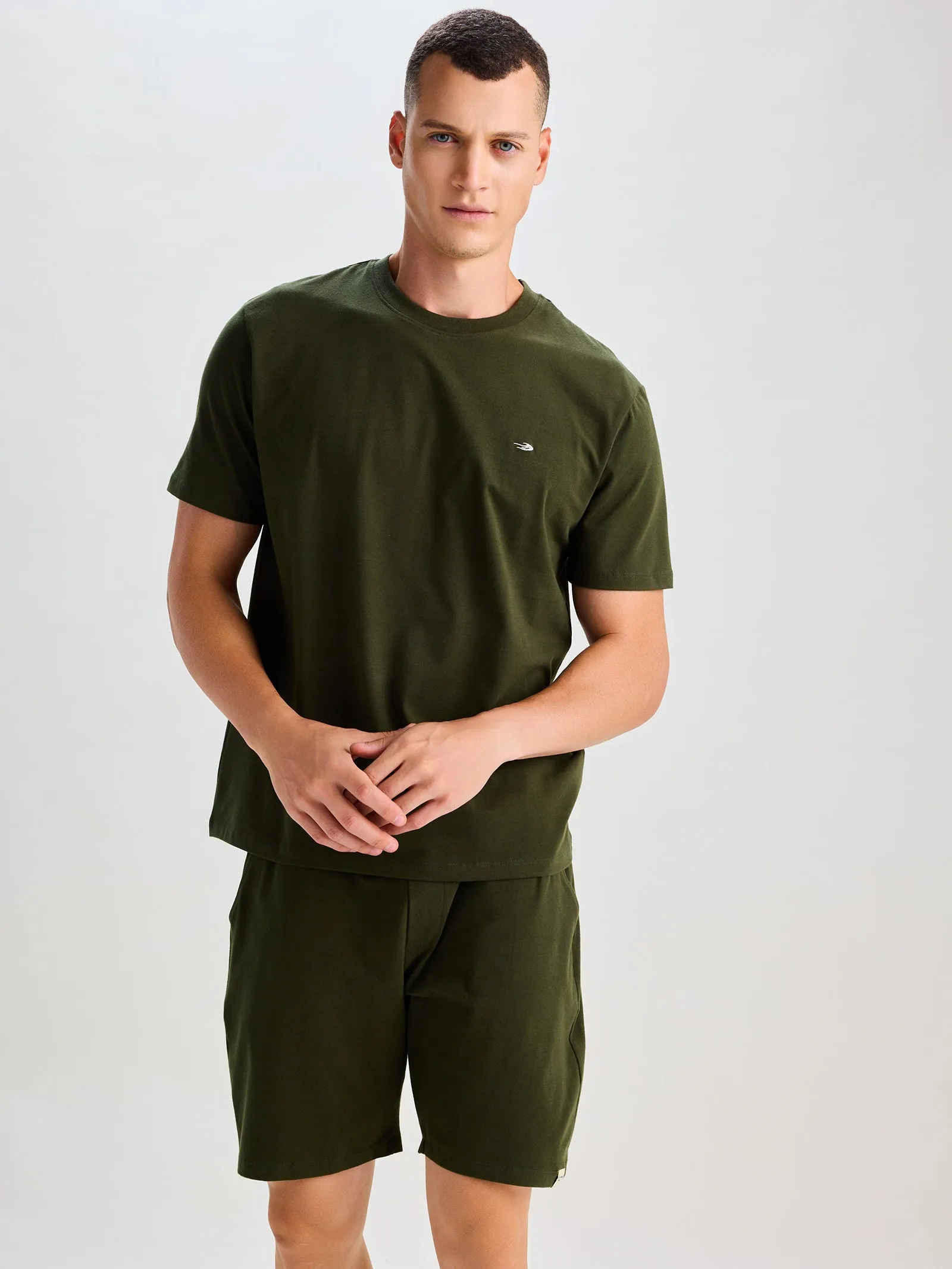 Army Green Ultra Soft Stretch Co-Ords