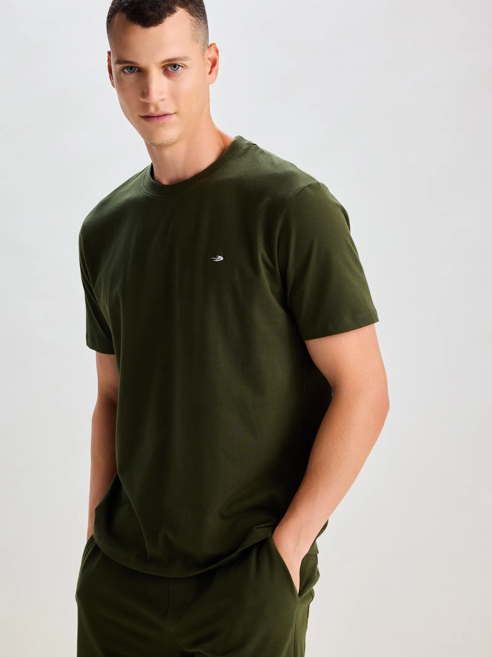 Army Green Ultra Soft Stretch Co-Ords