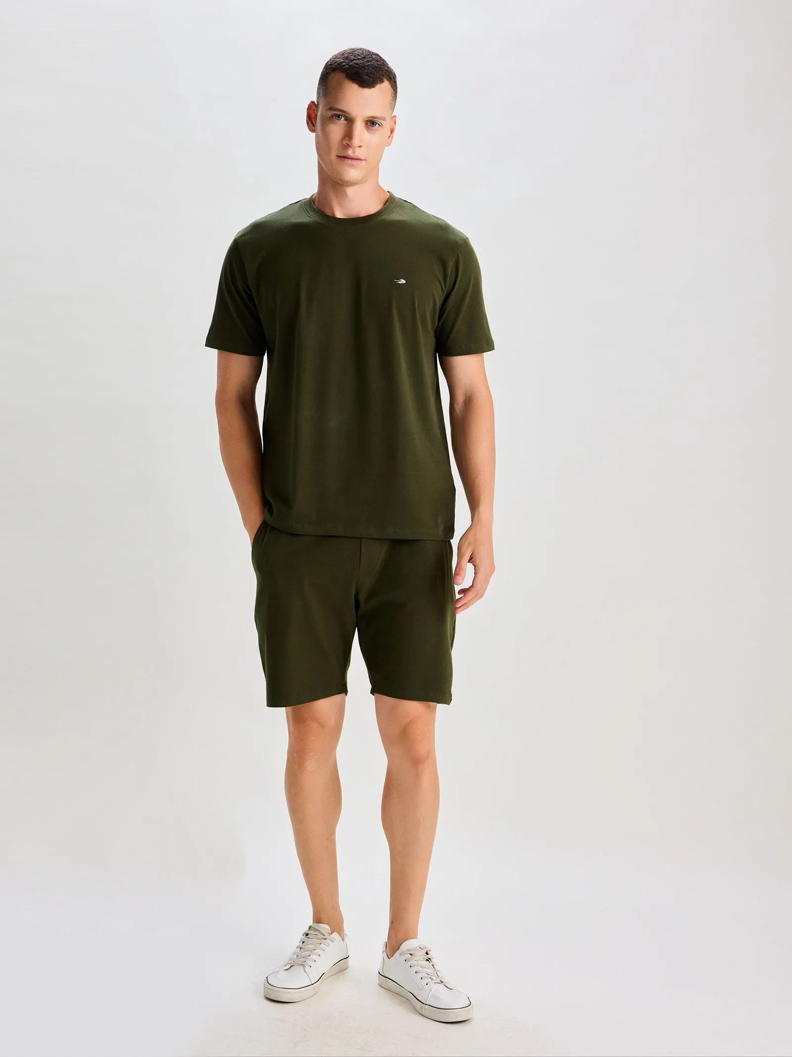 Army Green Ultra Soft Stretch Co-Ords