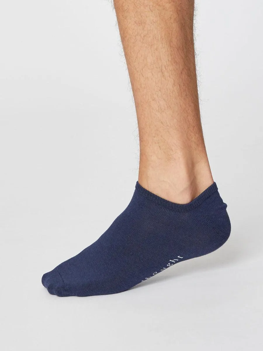 Ashley Trainer Socks - Navy