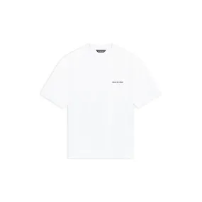 Balenciaga Logo T-Shirt Medium Fit White vintage jersey