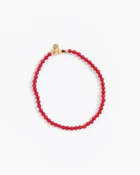 Bamboo Coral Bracelet in Red