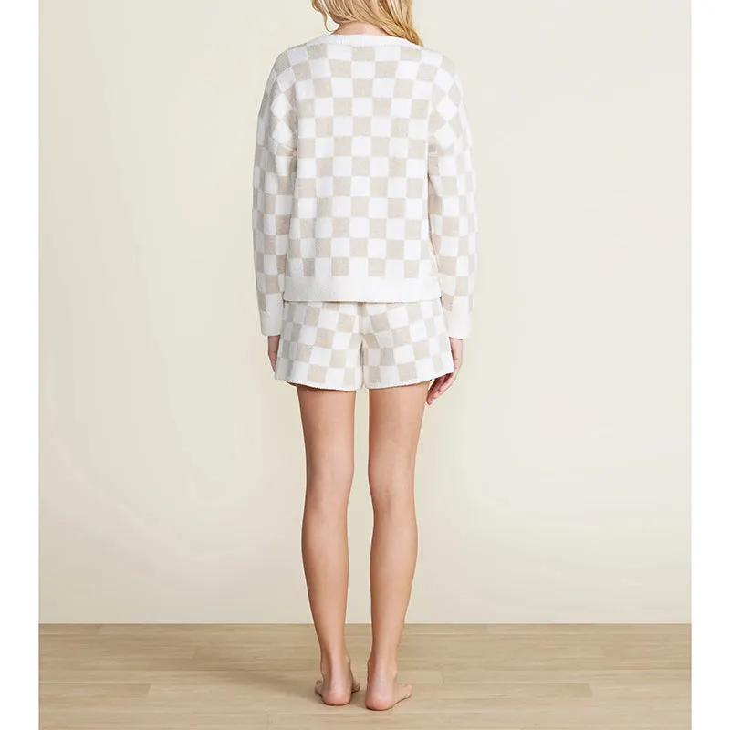 BAREFOOT DREAMS | CozyChic Cotton Checkered Pullover