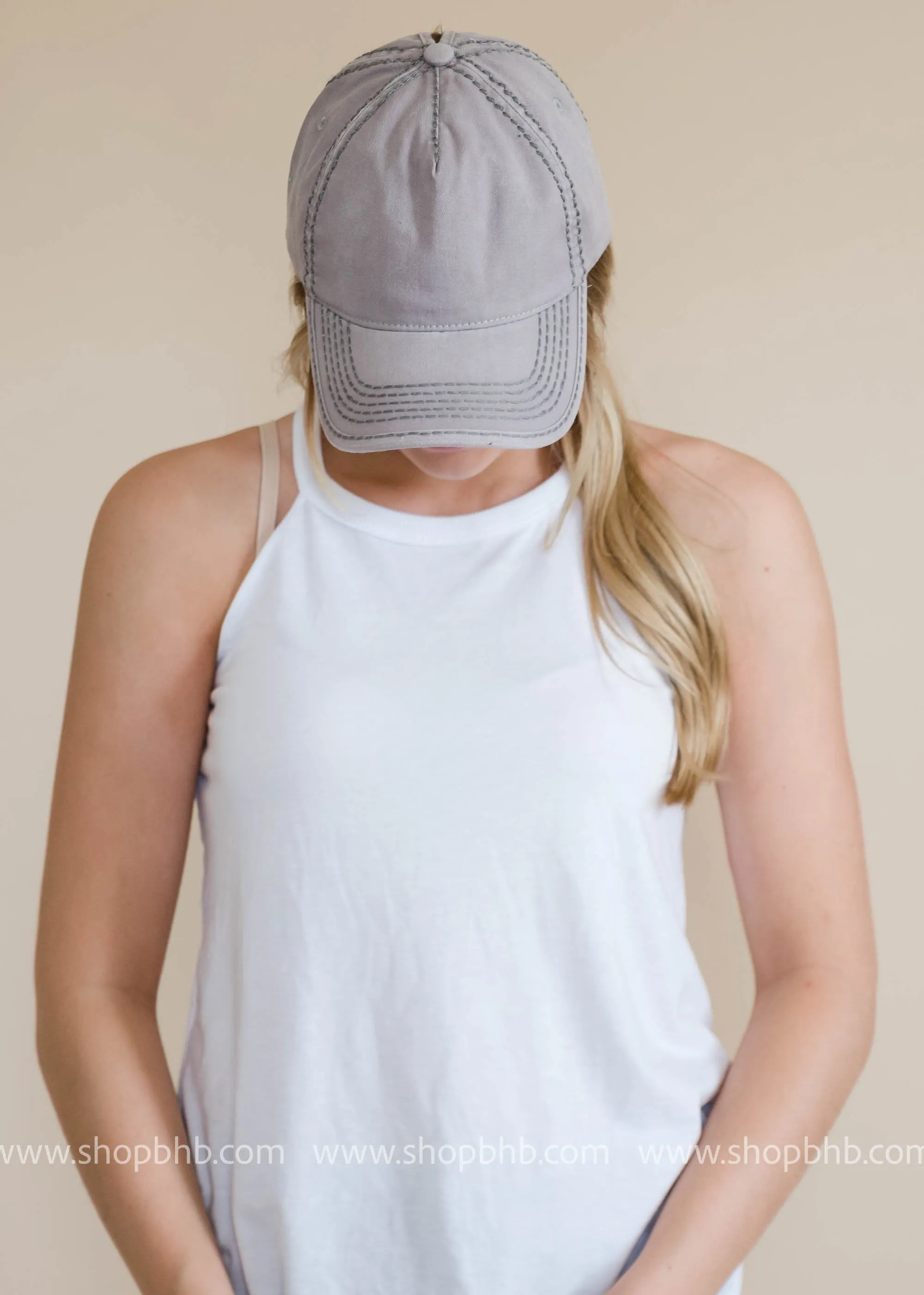 Baseball Ponytail Hat**