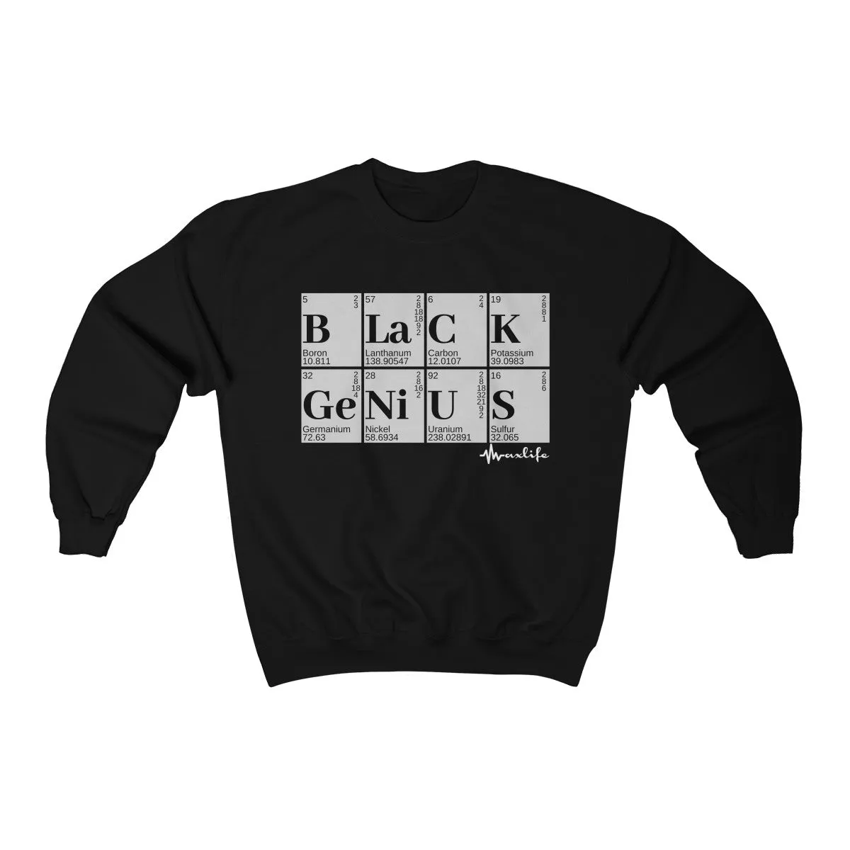 Black Genius Original by MAXLIFE (Crewneck)