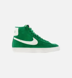 Blazer Mid '77 Suede Mens Lifestyle Shoe - Pine Green/White