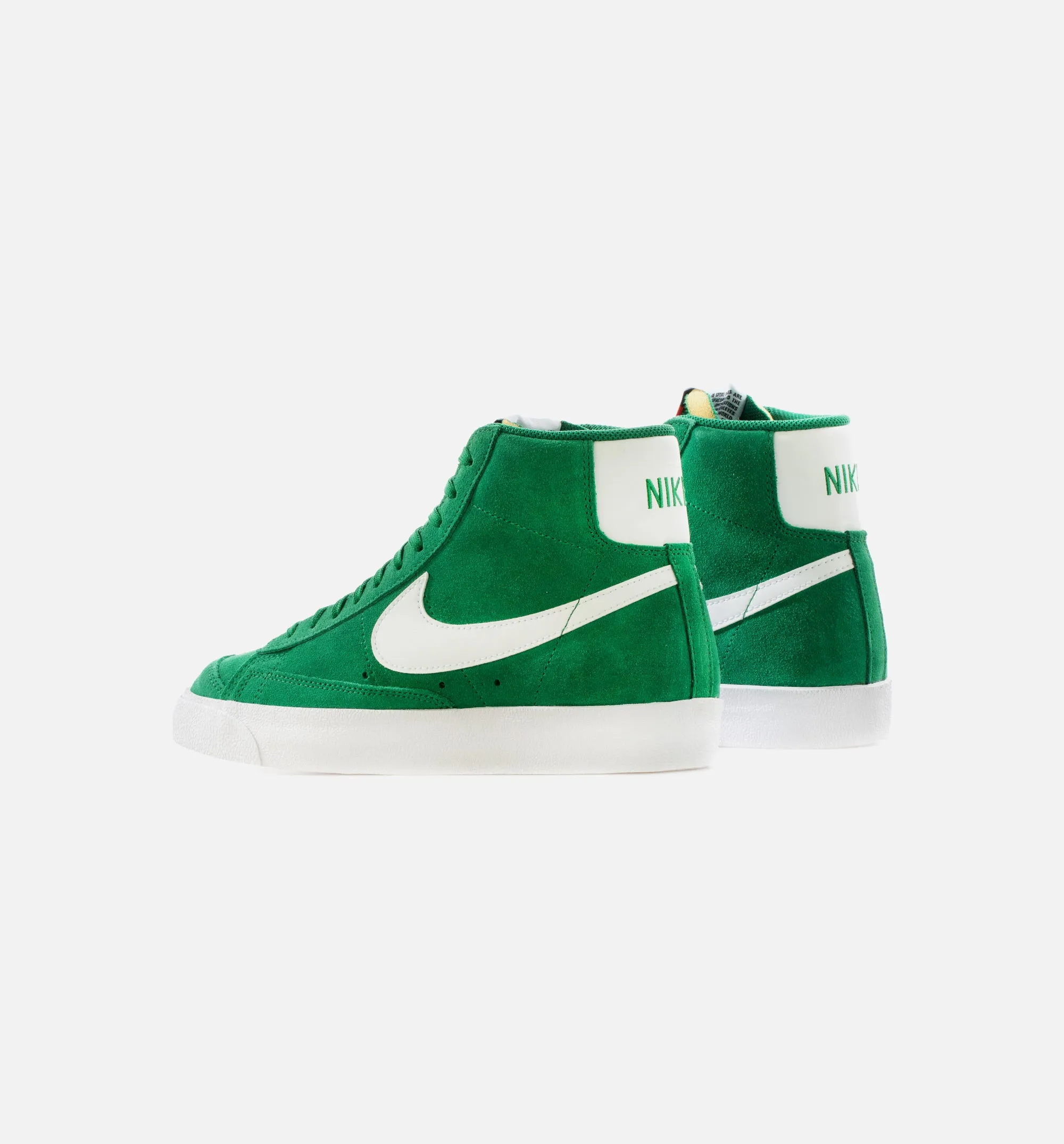 Blazer Mid '77 Suede Mens Lifestyle Shoe - Pine Green/White