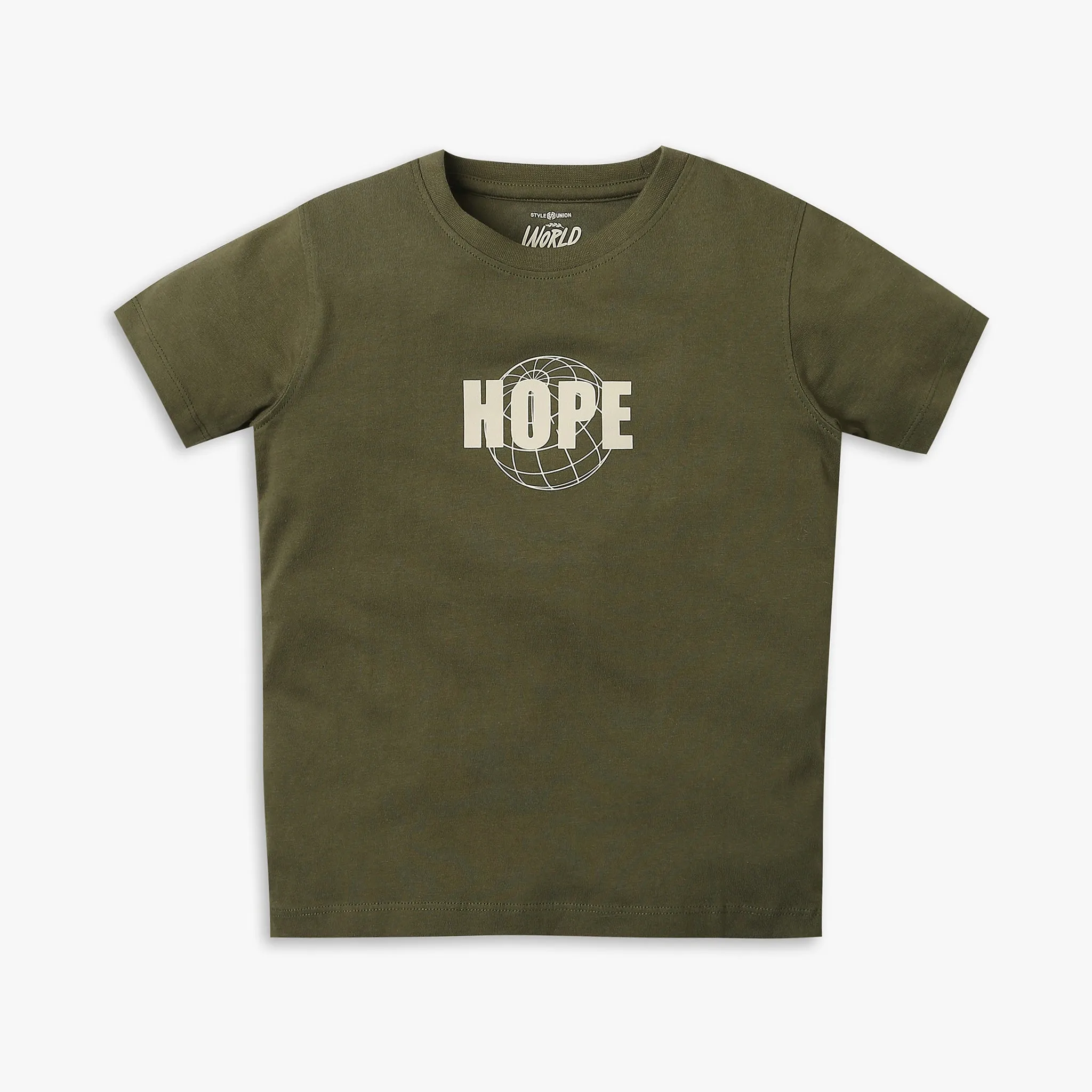 Boy's Regular Fit Printed T-Shirt