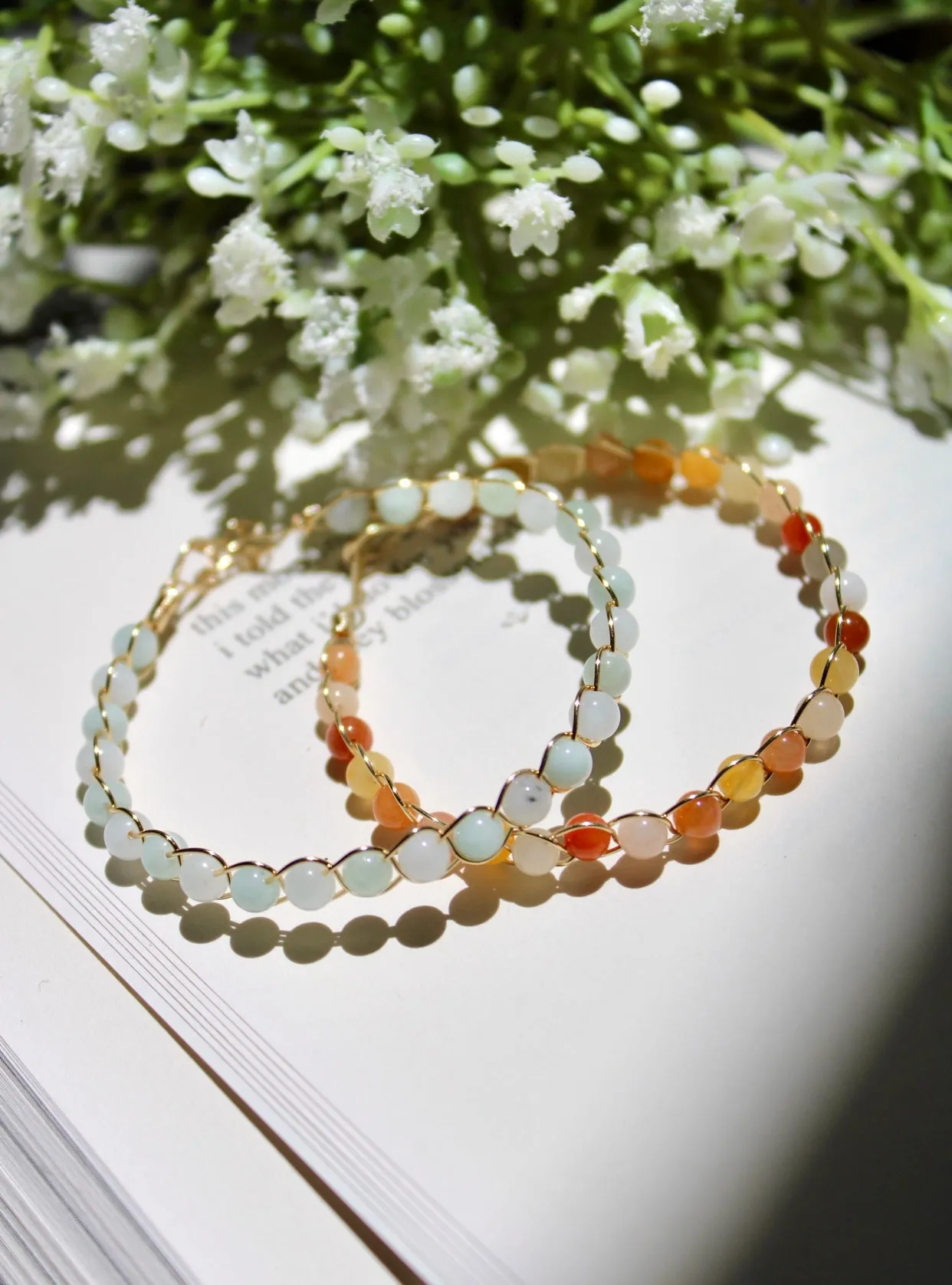 Braided Gemstone Bracelet