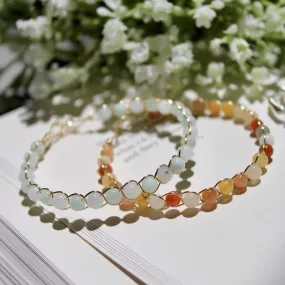 Braided Gemstone Bracelet