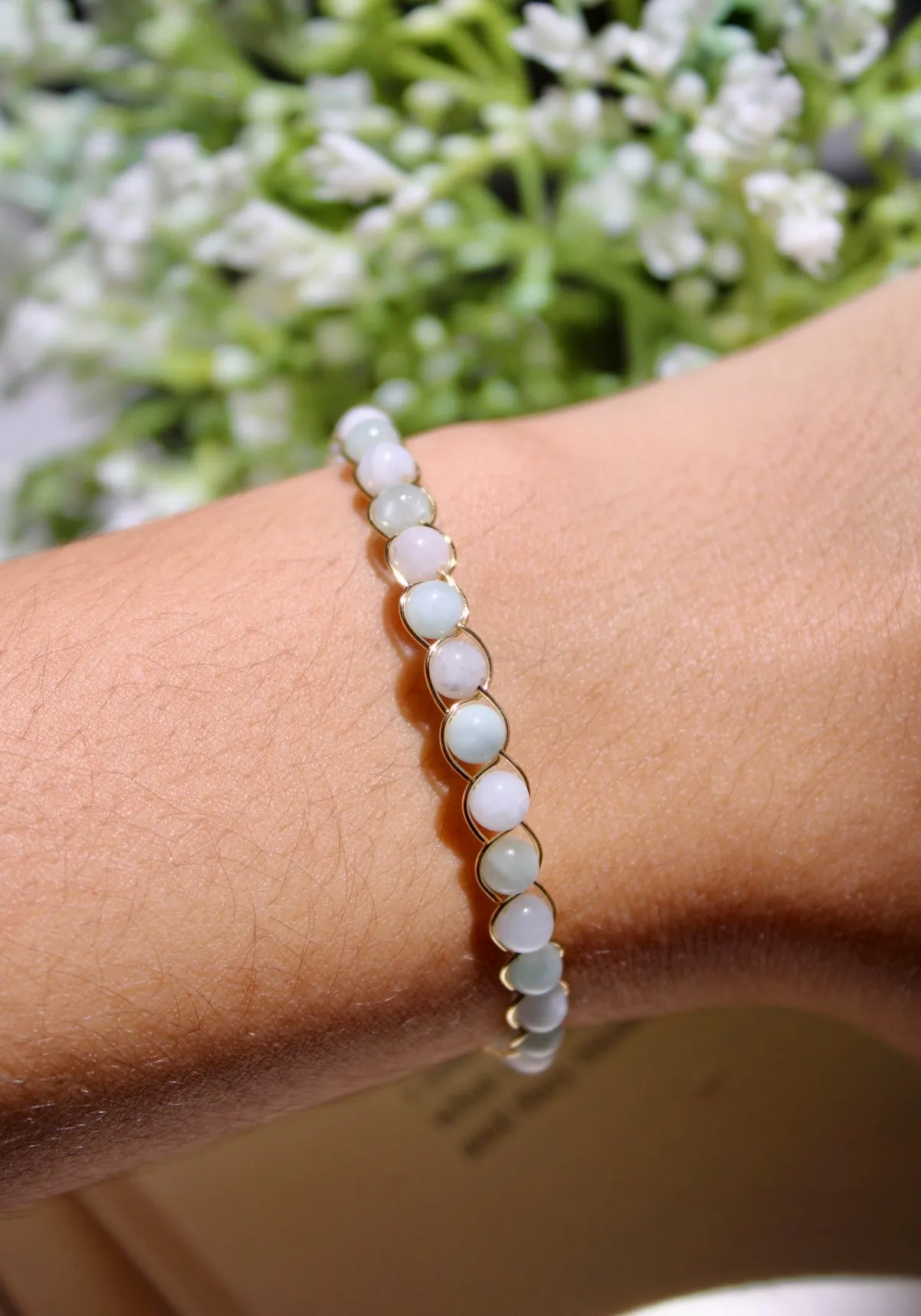 Braided Gemstone Bracelet