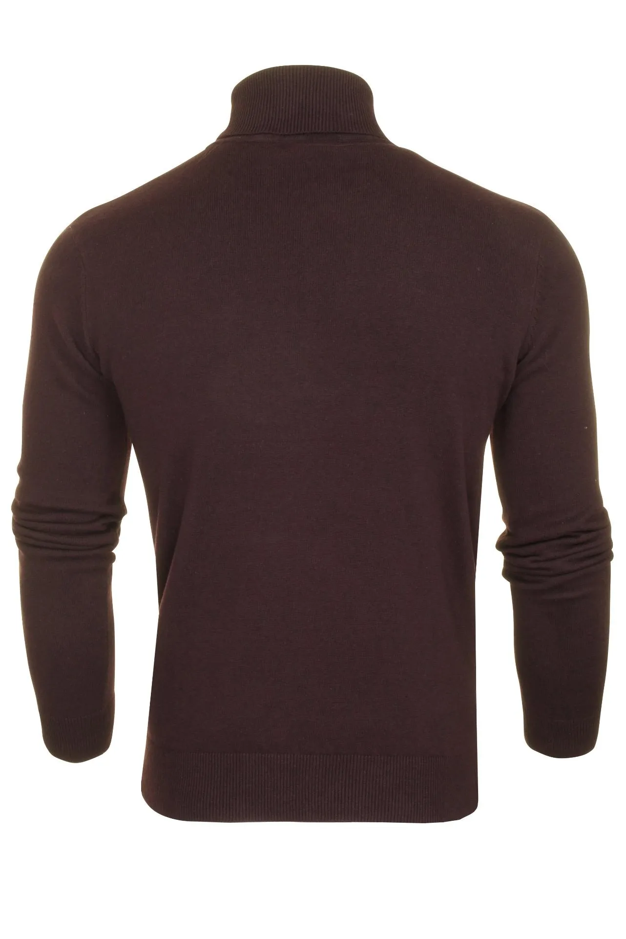 Brave Soul Mens Polo Roll Neck Jumper Hume