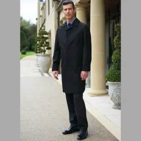 Brook Taverner Black Whip Cord RainCoat.