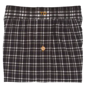 Brown Check Boxer Short