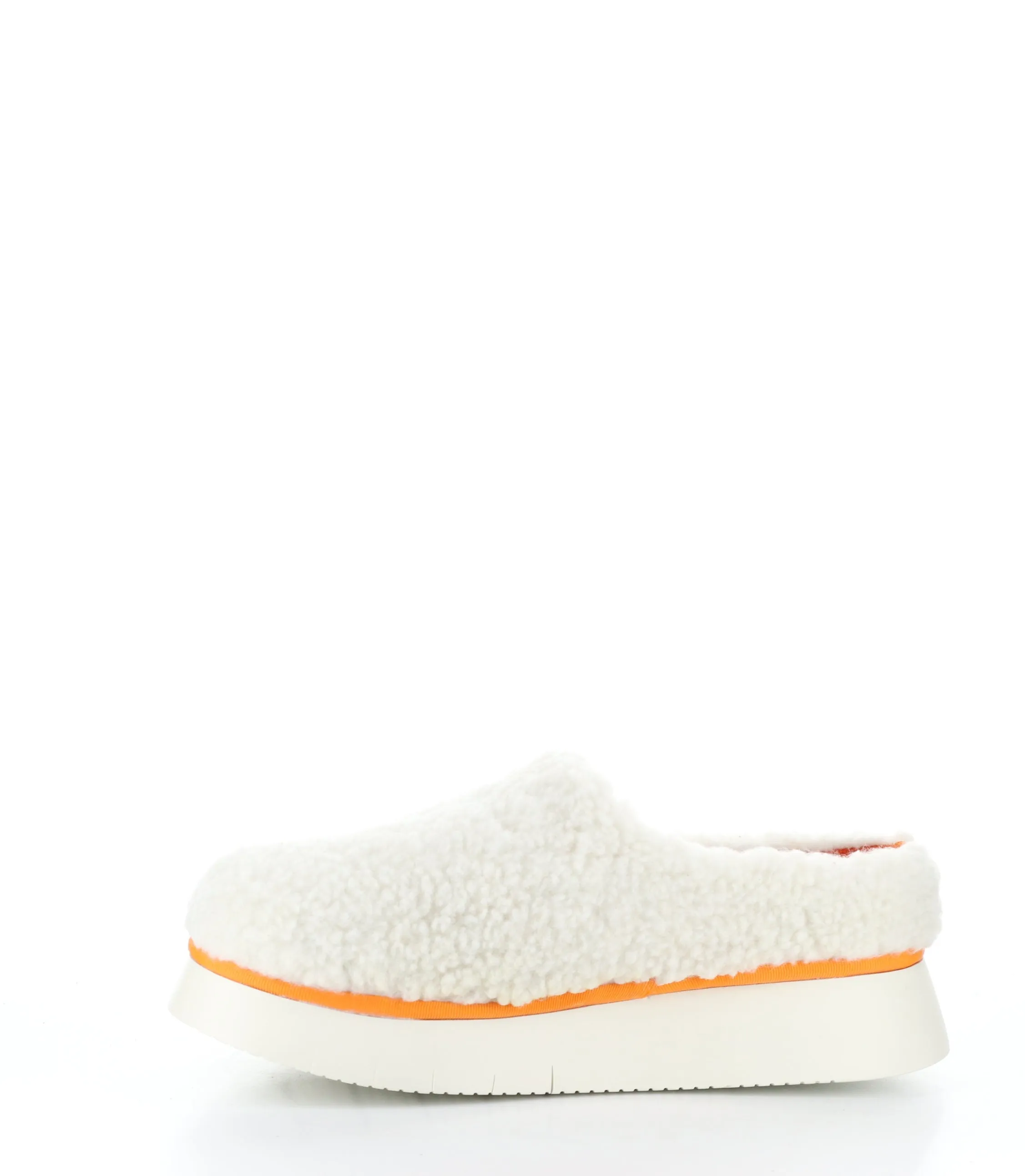 CAFE360FLY 003 OFF WHITE/ORANGE Slip-on Mules