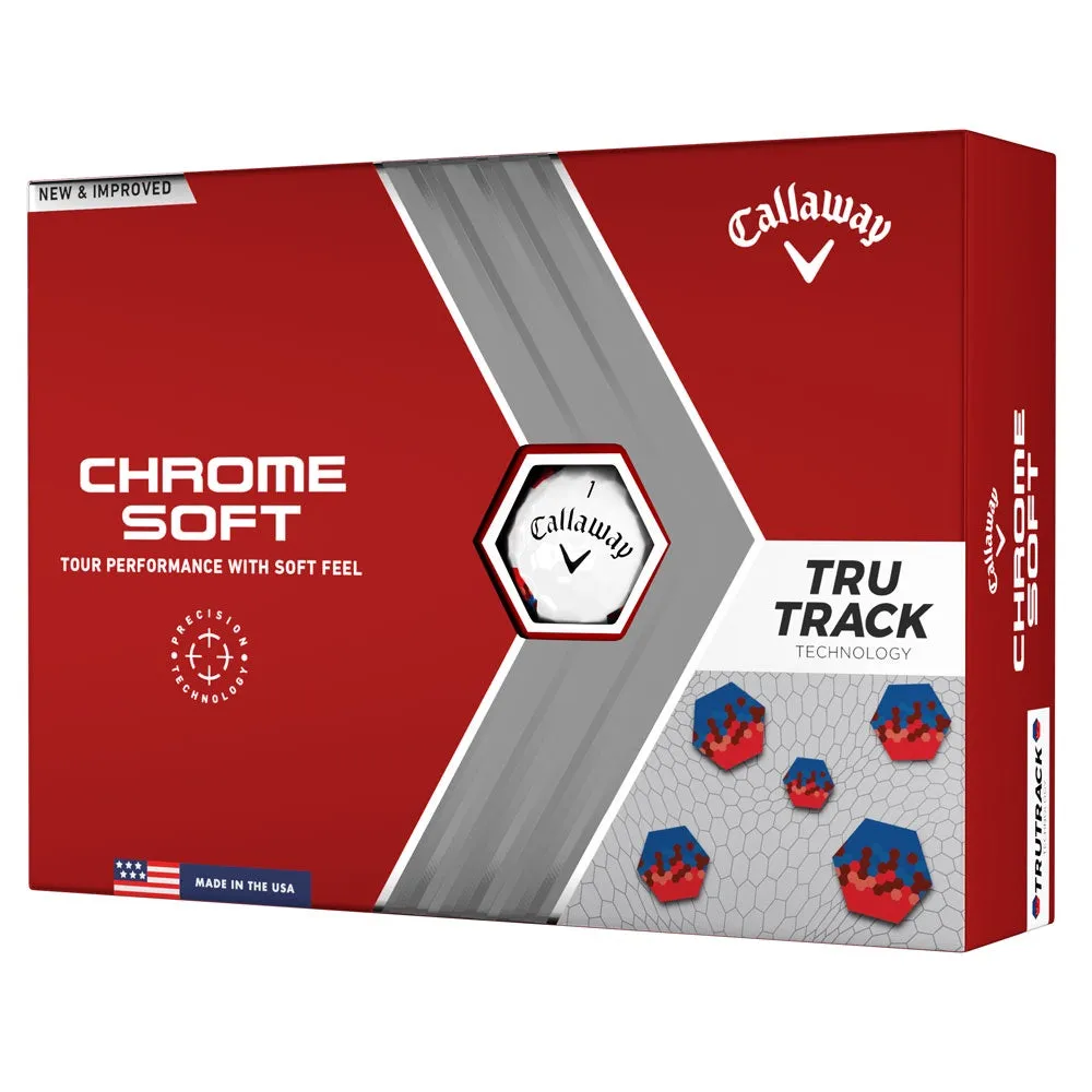 Callaway Chrome Soft Tru Track '23 Golf Balls - Dozen