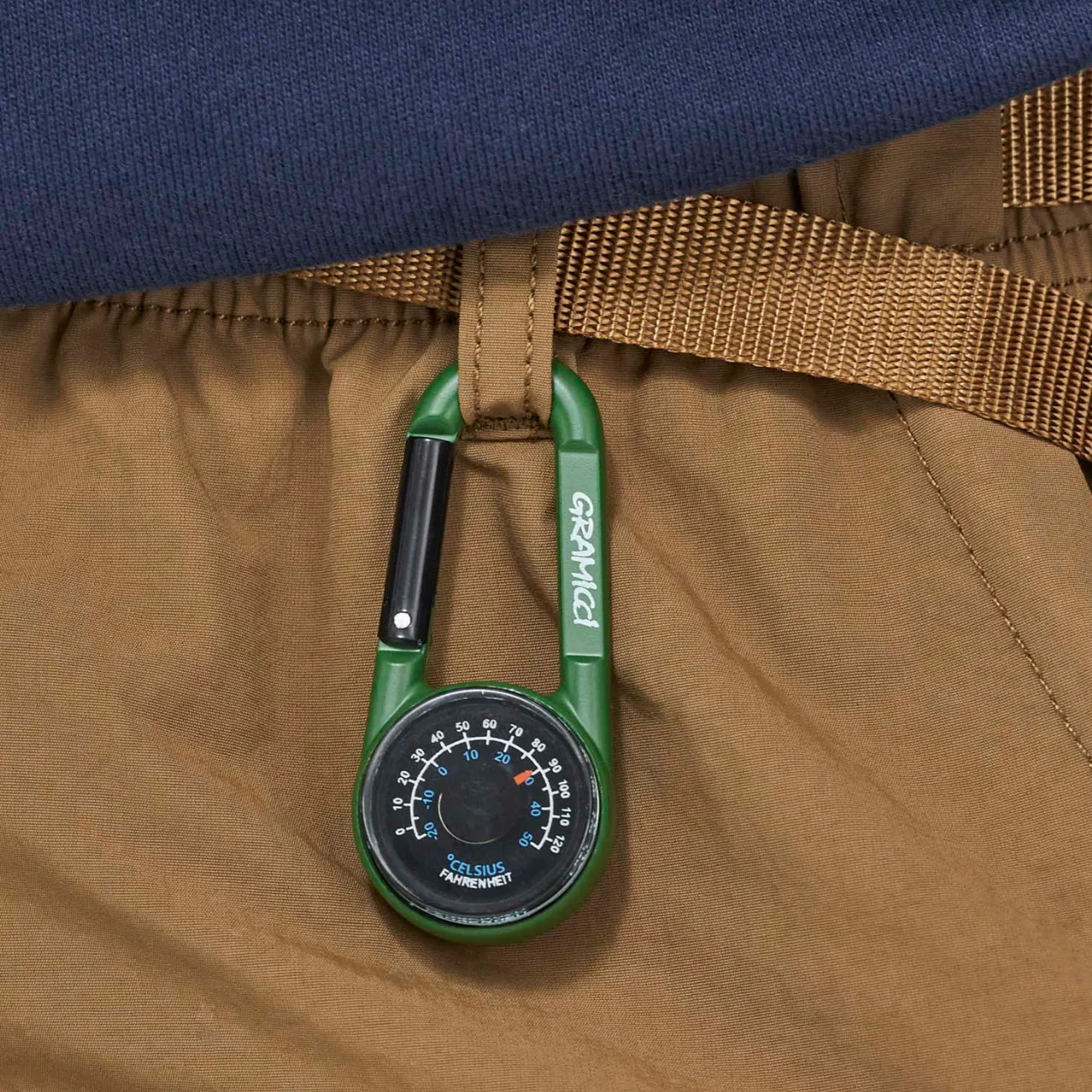 Carabiner Compass - Olive