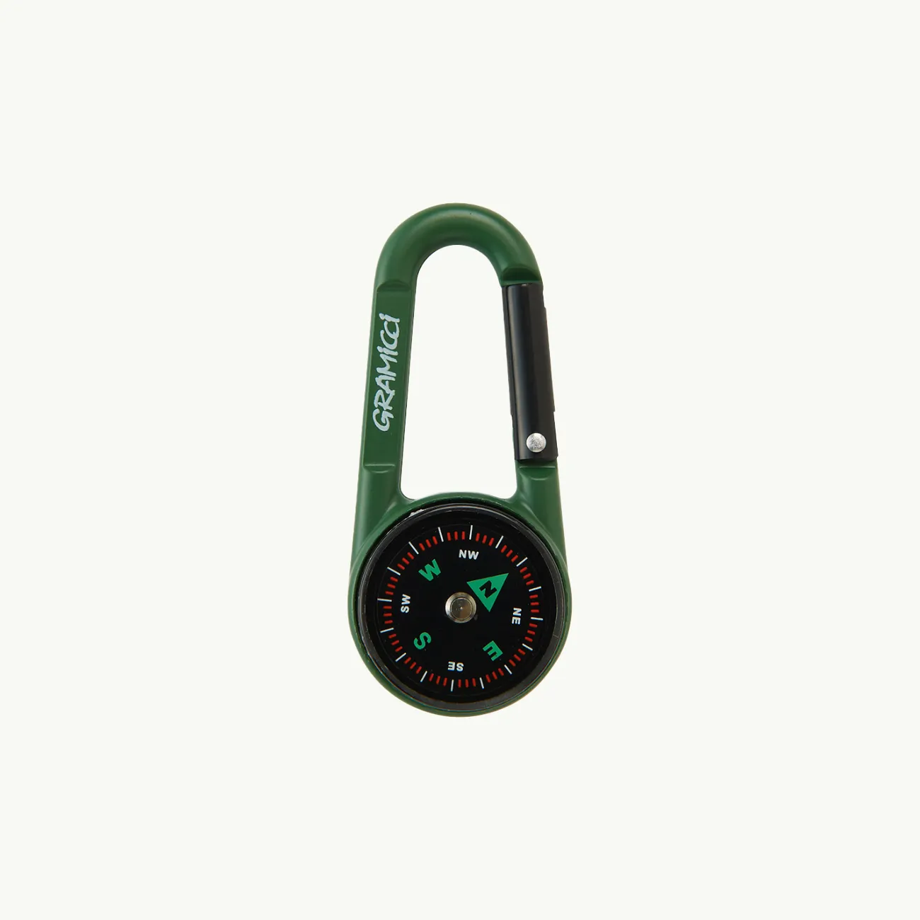 Carabiner Compass - Olive