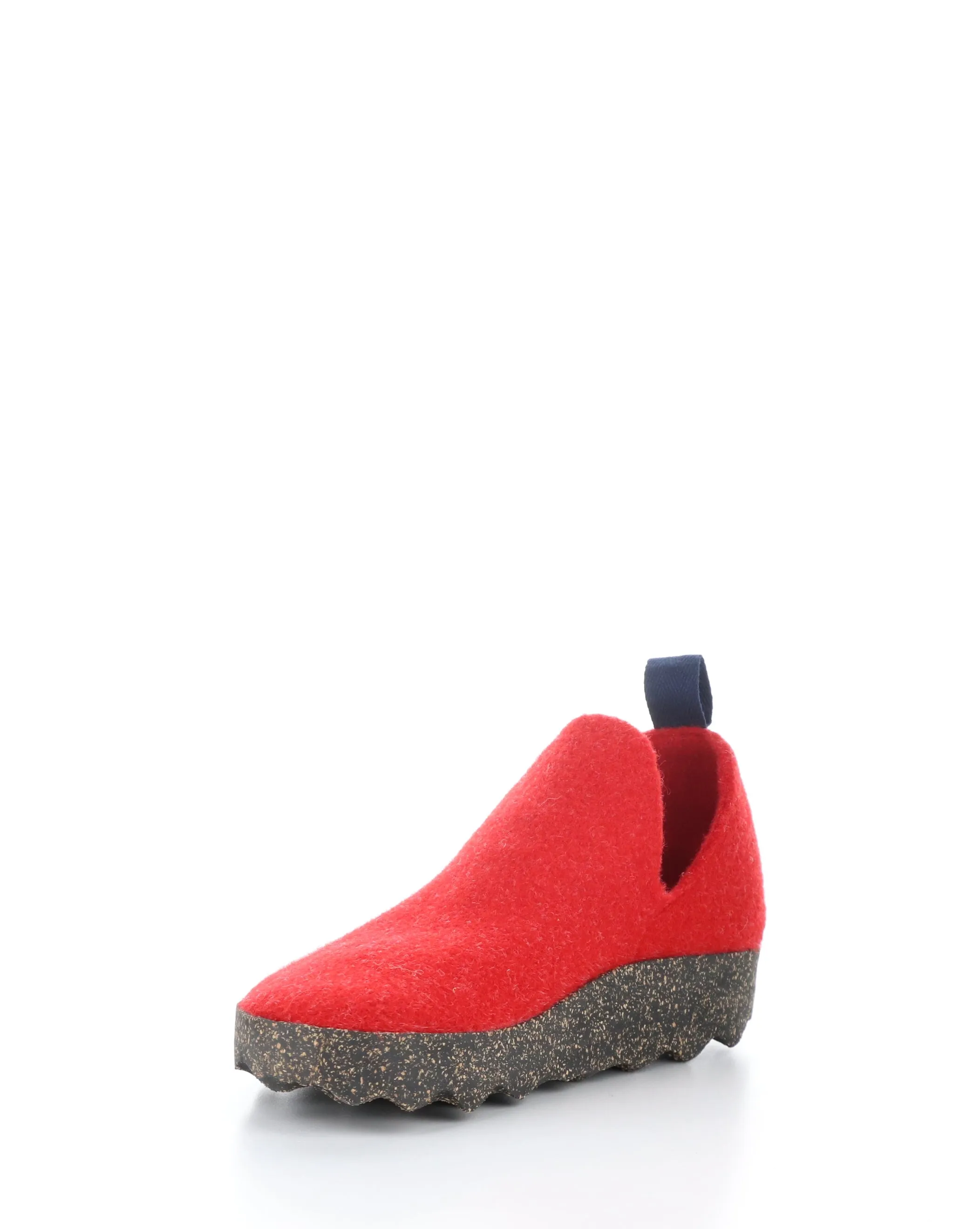 CITY Red Round Toe Shoes