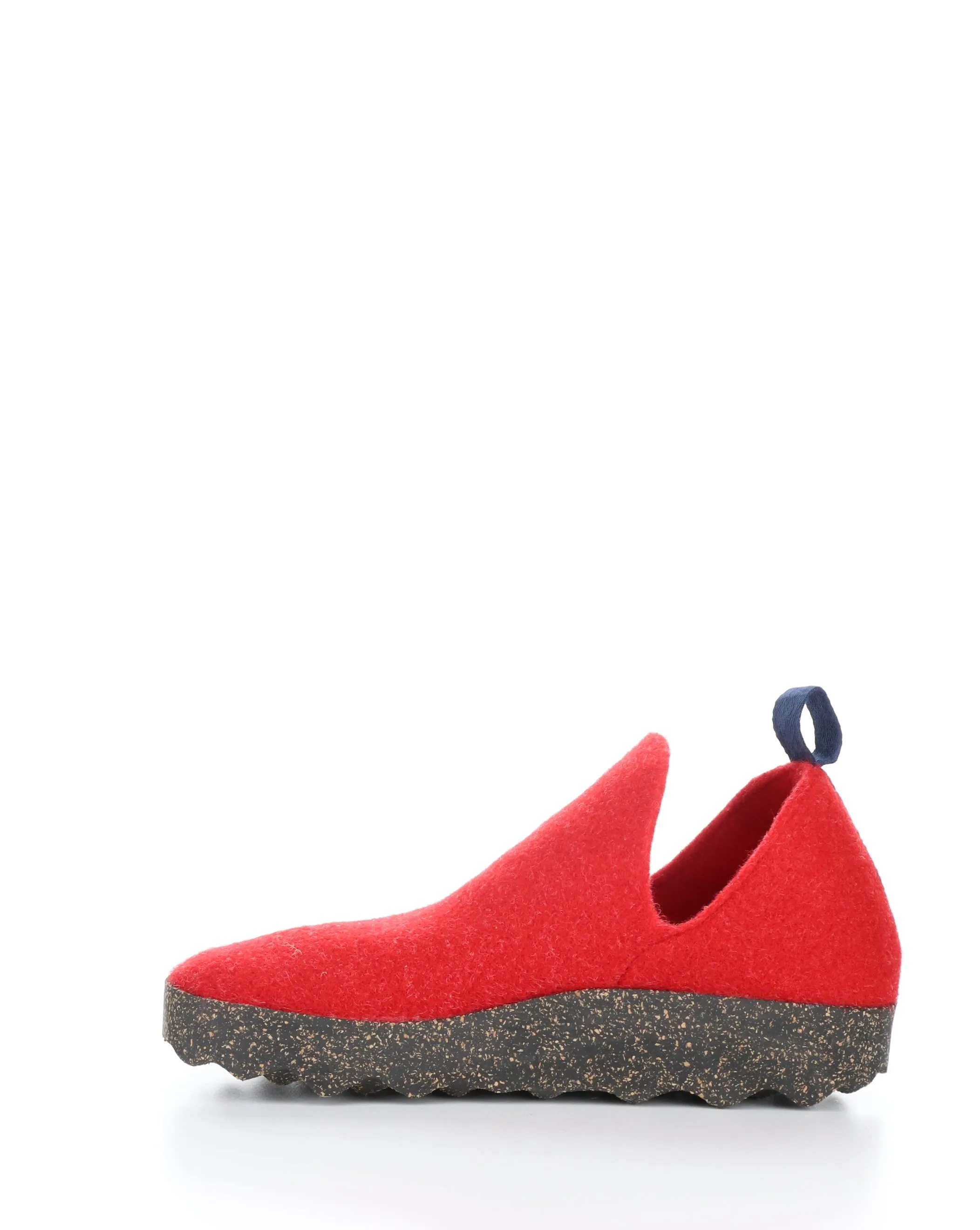 CITY Red Round Toe Shoes